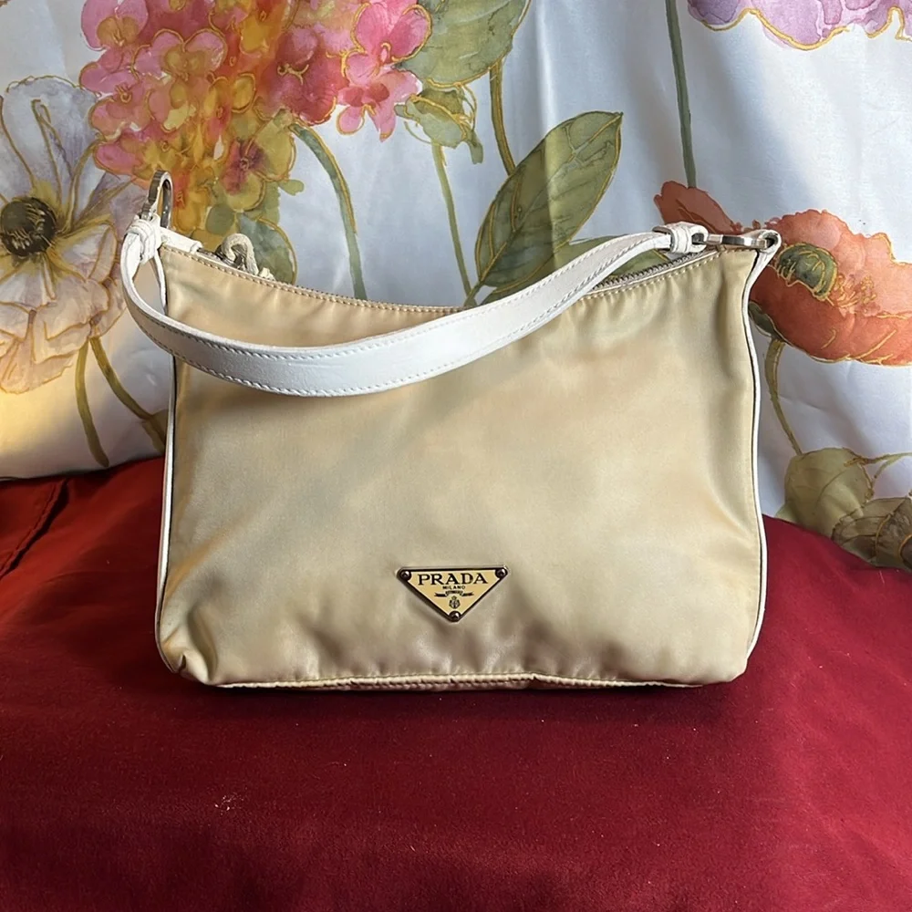 Prada Tessuda Mini purse-Cream - Picture 2 of 12